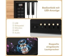 Promotions Skaitmeninis pianinas, 61 klavišas, 90x13x5,5 cm, juodas