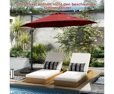 Promotions Kronšteininis skėtis nuo saulės, 305x247 cm, Raudonas