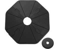 Promotions Skėčio pagrindo stovėklas, 116.8x109.2x7.6 cm, juodas