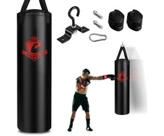 Promotions Bokso kriaušės rinkinys, 30.5x30.5x100.3 cm, juoda ir raudona