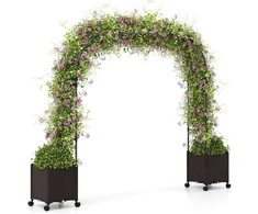 Promotions Sodo arkos, 202x40x288 cm, juoda ruda