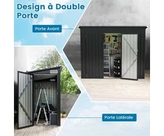 Promotions Lauko sodo sandėliukas, 235x117x185 cm, tamsiai pilkas