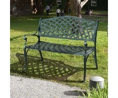 Promotions Lauko suoliukas, aliuminis, 102x62x83 cm