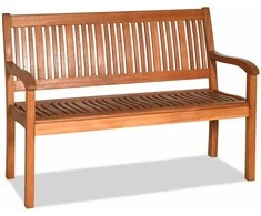 Lauko baldų komplektas Promotions Sodo suoliukas, medinis, 126x63x91 cm, rudas