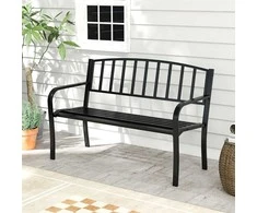 Promotions Sodo suoliukas, 127x59x85.5 cm, Juodas