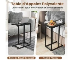 Promotions Šoninis staliukas, 45,5x25,5x64 cm, Juodas