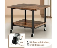 Promotions Spausdintuvo stovas, 49x40x38 cm, Rudas