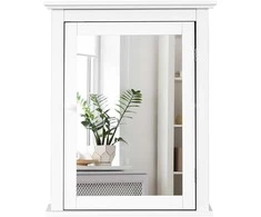 Promotions Veidrodinė Spintelė, 55.9x11.4x69.9 cm, Balta