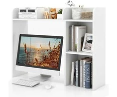 Promotions Rašomasis stalas su knygų lentyna, 94x25.4x73.7 cm, natūralios spalvos