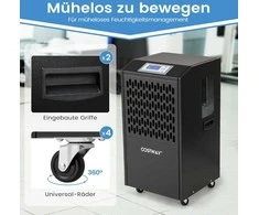 Promotions Komercinis drėgmės surinkėjas, 42.5x42x81.5 cm, Juoda ir Balta
