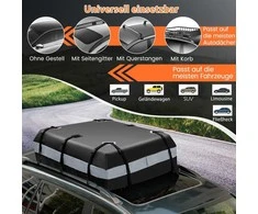 Promotions Automobilio stogo bagažinė, 112x86x43 cm, oranžinė
