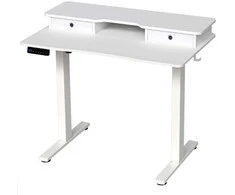 Promotions Elektrinis sėdėjimo ir stovėjimo stalas, 100x60x73-122 cm, juodas
