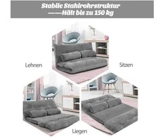 Promotions Grindų sofa, 180x156x18 cm, Pilka