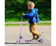 Promotions Vaikiškas paspirtukas, aliuminis sulankstomas triukų paspirtukas, violetinis