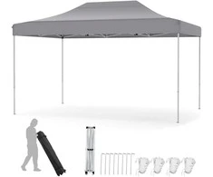 Promotions Sulankstomas pavėsinė, 445x300x313-333 cm, baltas