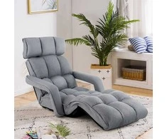 Promotions Sulankstoma sofa-lova, 196x72x19 cm, Pilka
