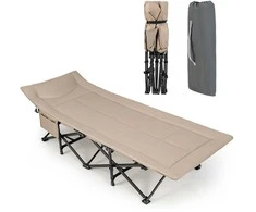 Promotions Stovyklavimo lovelė, 187,9x68,6x48,3 cm, chaki