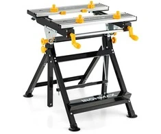 Promotions Sulankstomas darbo stalas, aliuminio metalas, 76,2x61x69,9-102,9 cm, juodas
