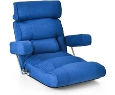 Sofa Promotions Sulankstomas fotelis, 80x72.4x75 cm, mėlynas