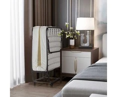 Promotions Sulankstoma lova, 190x80x39 cm, juoda balta