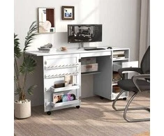 Promotions Sulankstomas siuvimo stalas, 146x50x78 cm, baltas