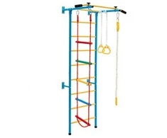 Promotions Vidaus sporto salė, 110x83x220 cm, Mėlyna ir Geltona
