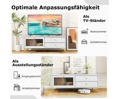 Promotions TV staliukas, 120x62x46 cm, šviesiai pilkas