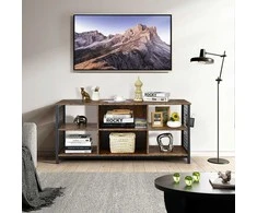 Promotions TV stovas, 140x40x62,5 cm, Rudas ir Juodas