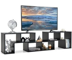 Promotions TV stovas, 67.3x30.5x43.2 cm, Juodas