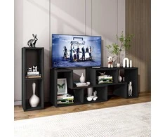 Promotions TV stovas, 67.3x30.5x43.2 cm, Juodas