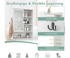 Promotions Tualeto spintelė, 63x29x170 cm, balta