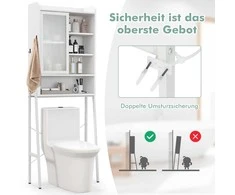 Promotions Tualeto spintelė, 63x29x170 cm, balta