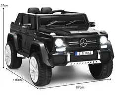 Promotions Vaikiškas elektrinis automobilis, 115x67x57 cm, baltas