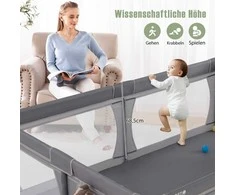 Promotions Kūdikių maniežas, 206x147x68,5 cm, tamsiai pilkas