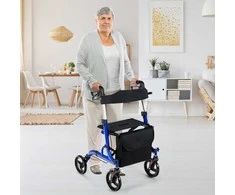 Promotions Sulankstomas vaikštynės su sėdyne, 79,5x61,5x83-96 cm, raudona arba mėlyna