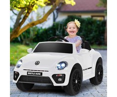 Promotions Vaikiškas važiuojamas automobilis, Volkswagen Beetle, 94x55.5x47 cm, baltas