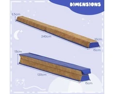 Promotions Pusiausvyros sija, 240x15x6.5 cm, Mėlyna