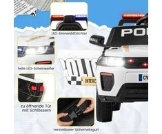 Promotions Elektrinis automobilis, 103x65x55,5 cm, baltas