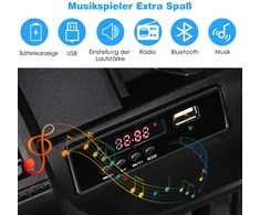 Promotions Elektrinis automobilis, 114x78x67 cm, Juodas