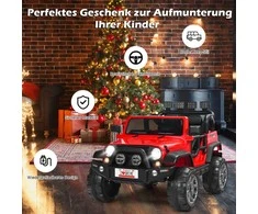 Promotions Vaikiškas elektrinis automobilis, 123x80x80 cm, raudonas