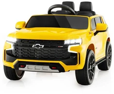 Promotions Elektrinis automobilis, Chevrolet, 68x104x53 cm, geltonas