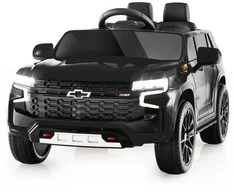 Promotions Elektrinis vaikiškas automobilis, Chevrolet Tahoe, 68x104x53 cm, Geltonas