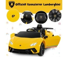 Promotions Vaikiškas elektrinis automobilis, Lamborghini, 118,5x63x48 cm, rožinis