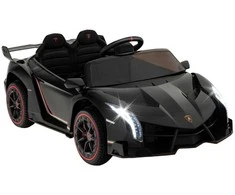 Promotions Vaikiškas elektrinis automobilis, Lamborghini licencijuotas, 111x61x45 cm, Juodas