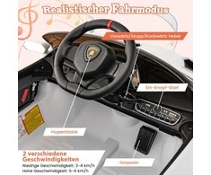 Promotions Vaikiškas elektrinis automobilis, Lamborghini, 111x61x45 cm, juodas