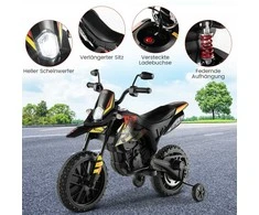 Promotions Elektrinis motociklas, Aprilia licencijuotas, 106,5x56x80 cm, baltas