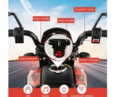 Promotions Elektrinis motociklas, Aprilia licencijuotas, 106,5x56x80 cm, baltas