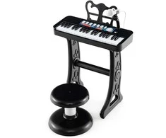 Promotions Vaikiškas pianino klaviatūra, 40.9x22.9x45.5 cm, juoda