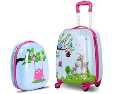 Kelioninis Promotions Vaikiškas lagaminų rinkinys, 45.7x30.5x21.6 cm, juoda