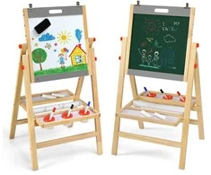 Promotions Vaikų piešimo stovas, 50.8x53.3x78.7-104.1 cm, Pilka